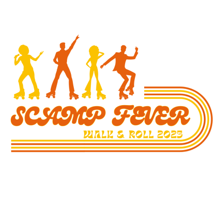 Walk & Roll logo “SCAMP Fever”